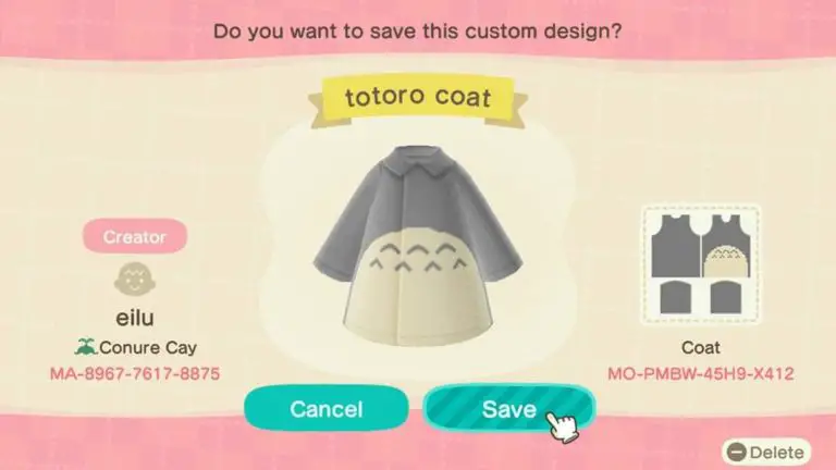Totoro coat