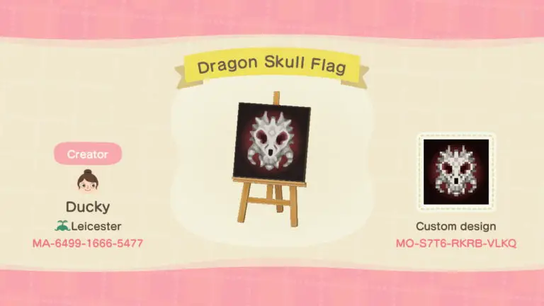 Dragon Skull Flag