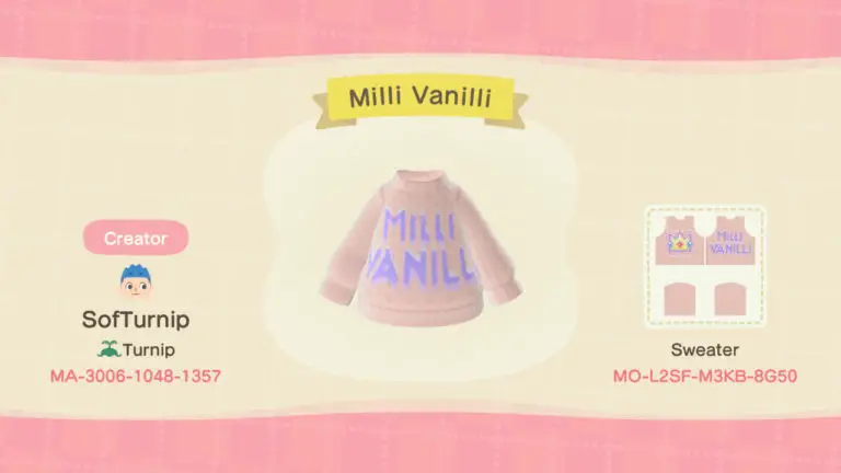Milli Vanilli (Peach’s Hoodie)