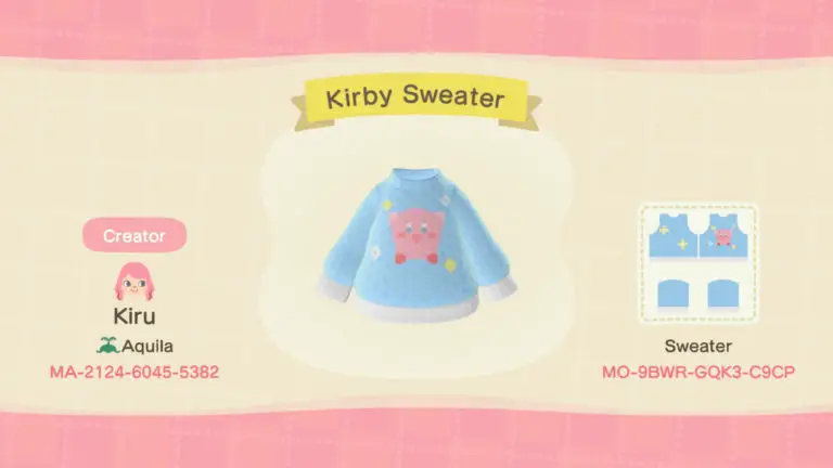 kirby sweater