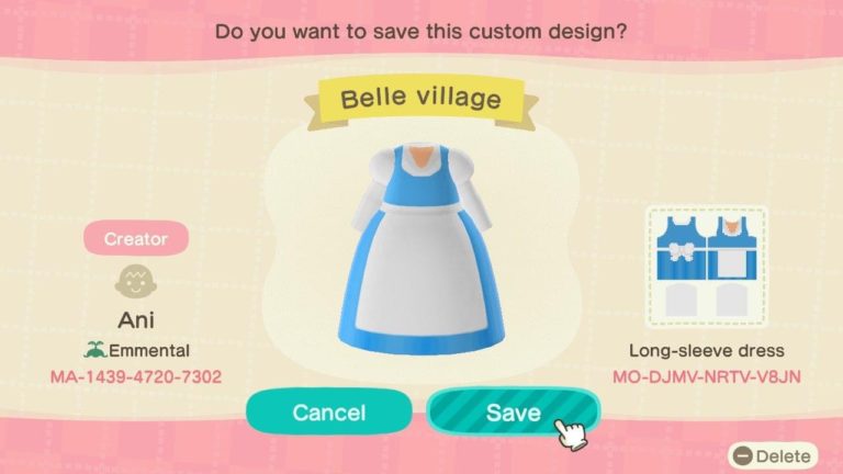 Belle village dress