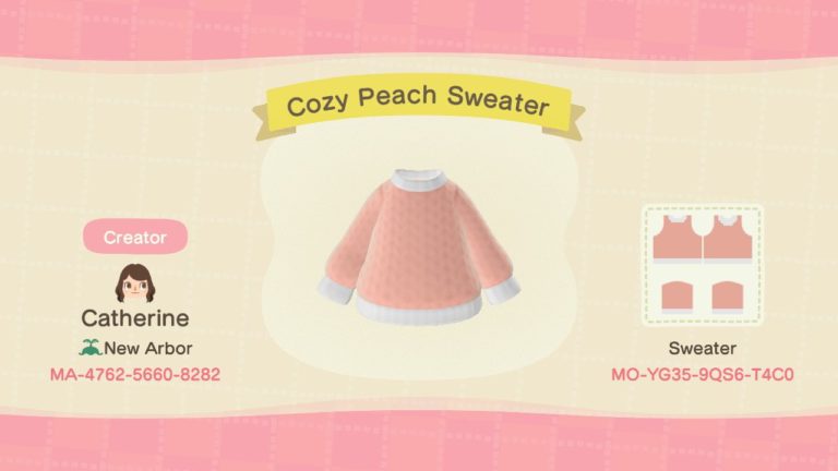 Cozy Peach Sweater