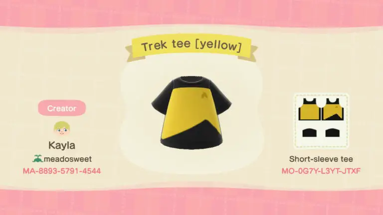 Star Trek Shirt (yellow)