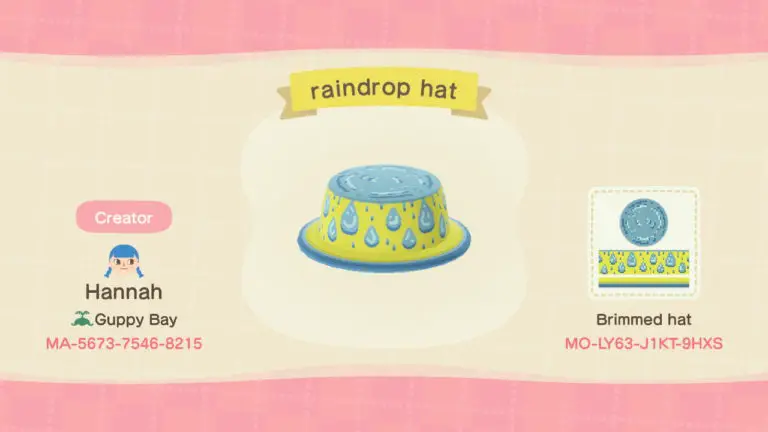 raindrop hat