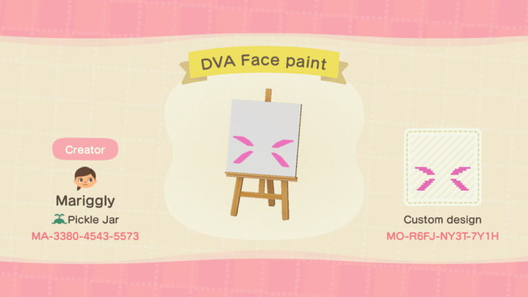 DVA face paint