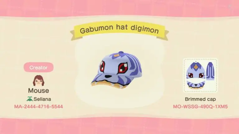 Gabumon Hat Digimon