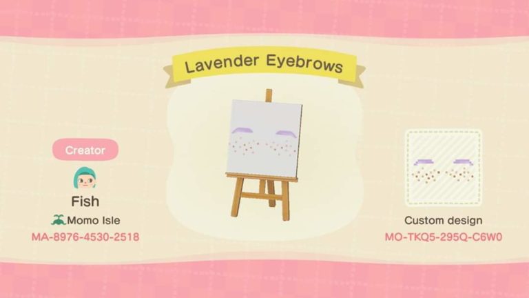Lavender Eyebrows