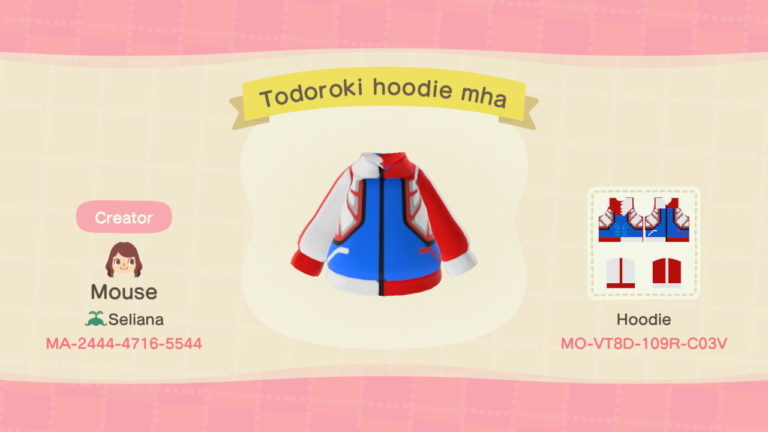 Todoroki hero hoodie