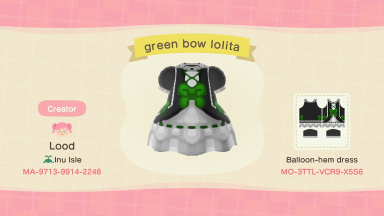 green bow lolita