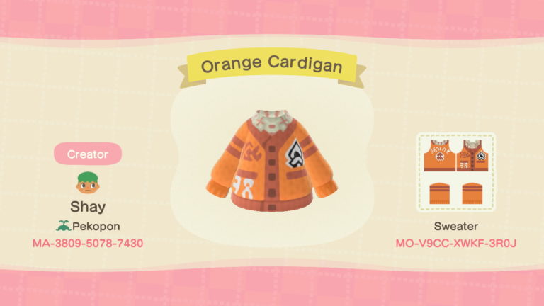 Orange Cardigan
