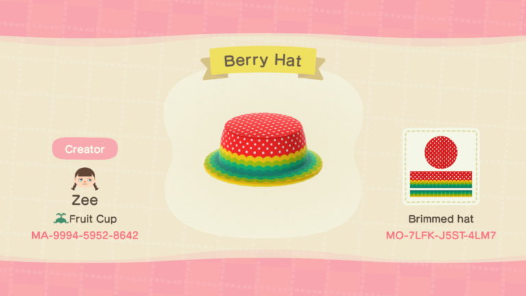 berry hat