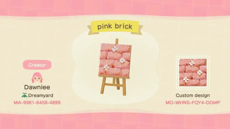 pink brick