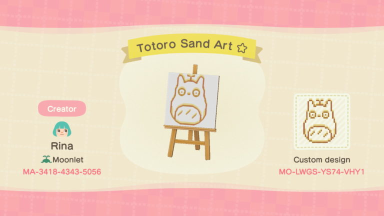 Totoro Sand Art