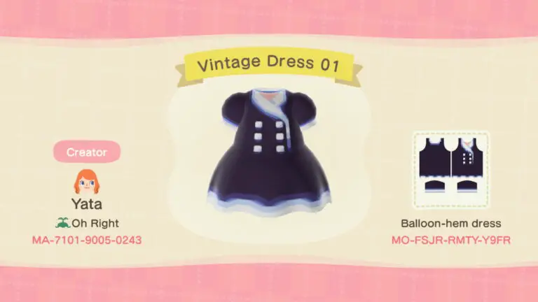 Dark Vintage Dress