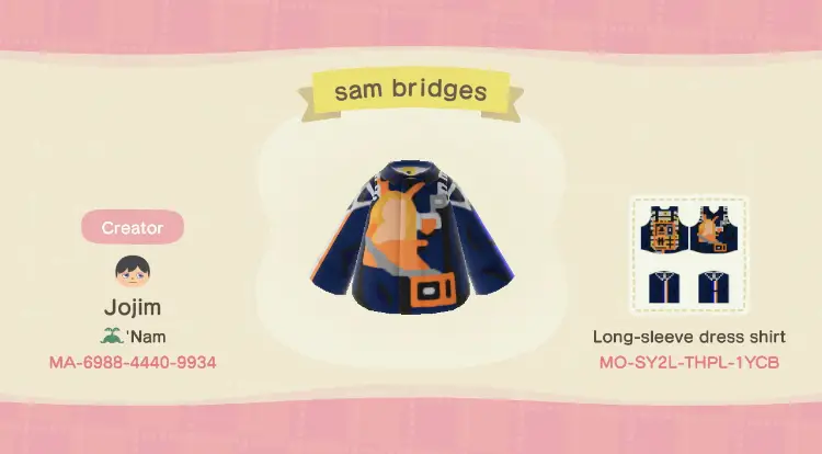 Sam Bridges outfit