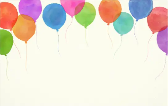 Balloons Card