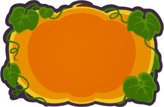Pumpkin Card - Animal Crossing: New Horizons